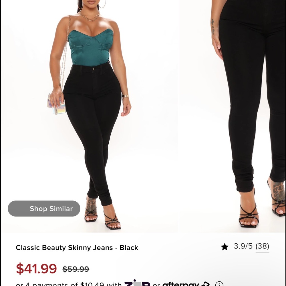 🖤Fashion Nova Classic High Waist Skinny Jeans 🖤